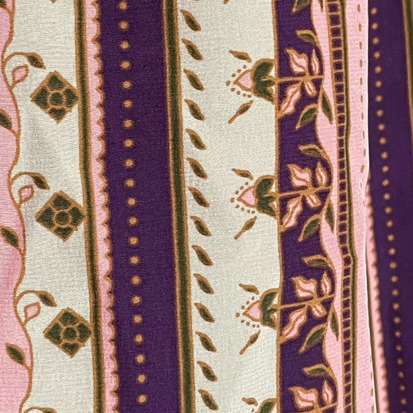 NWT Tory Burch silk burnout pleated skirt - Picture 5 of 10